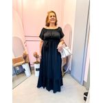 Vestido Kenia plus preto
