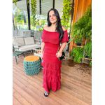 Vestido Manuela Vermelho