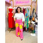 Calça Caju rosa
