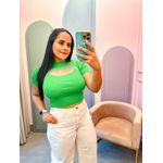 Tricot Franja verde