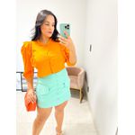 Cropped Zinia laranja