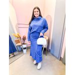 Conjunto Saia Thalita azul 