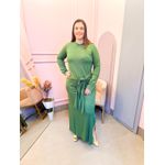 Vestido Ana Moletinho Verde
