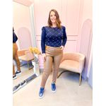Calça couro Fake marrom 