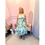 Vestido Sonia verde água 