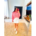 Saia Roberta Branca couro fake