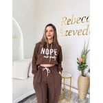 Conjunto Nope Marrom 