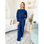 Conjunto Jade Azul Moletinho 