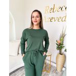 Conjunto Jade Verde Moletinho 