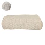 Manta Decorativa de Renda Jamaicano King Bege 2,60 x 2,30 m - Redes de Dormir