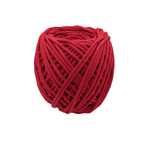 Cordão De Algodão Trancelim 6mm Vermelho