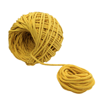 Cordão De Algodão Trancelim 6mm Amarelo