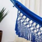 Rede De Dormir Casal Clone Azul