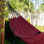 Rede de Dormir Jeans Life Basic Vinho com Preto