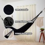 Rede de Dormir Jeans Life Basic Preto