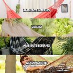 Rede de Dormir Jeans Life Basic Verde Bebê com Branco