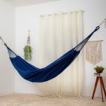 Rede de Dormir Jeans Life Basic Azul Royal com Preto