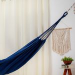 Rede de Dormir Jeans Life Basic Azul Royal com Preto