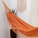 Rede de Dormir Jeans Life Laranja