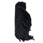 Manta de Algodão Solteiro Jeans Preto 2,00 x 1,40 m - Redes de Dormir