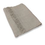 Manta de Algodão Multiuso p/ Cama, Sofá Areia 2,30m x 1,55m