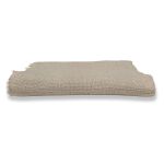 Manta de Algodão Multiuso p/ Cama, Sofá Areia 2,30m x 1,55m