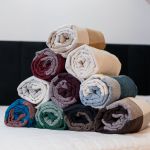 Manta Xadrez Casal Multiuso 100% Algodão p/ Cama, Sofá - Marrom com Bege
