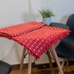 Manta Casal Força do Querer Vermelho com Branco - Redes de Dormir