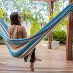 Rede de Dormir Paraíso Azul