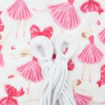 Rede de Dormir para Berço Rosa Bailarina