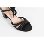 Sandalia Preto Corda Ref. 09761.09932