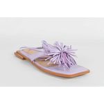 Sandalia Rasteira Lilas Ref. 09202.09982