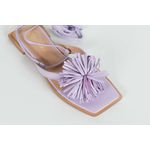 Sandalia Rasteira Lilas Ref. 09202.09982
