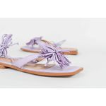 Sandalia Rasteira Lilas Ref. 09202.09982