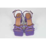 Sandália Tiras Spike Roxo Luxuria Ref. 09751.09422 