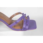 Sandália Tiras Spike Roxo Luxuria Ref. 09751.09422 