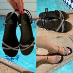 Rasteira Improviso Strass Preta Ref. 0998.09911