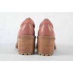 Bota Feminina Oxford em Couro Rose Ref. 09722.09423