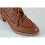 Bota Feminina Oxford em Couro Caramelo Ref. 09722.09423