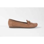 Mocassim em Couro Caramelo Ref. 0909.09921