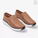 Tenis Slip On Atanado Monaco Camel REF. 09951.09922