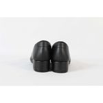 Scarpin Salto Bloco Bico Redondo Preto Ref. 09111.09951