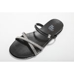 Rasteira Improviso Strass Preta Ref. 0998.09911