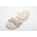 Rasteira Improviso Strass Off White Ref. 0998.09911