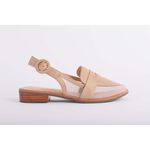 Sapato Oxford Tela Nude Ref. 09912.09982 