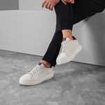 Sapatenis Masculino de Couro Air Zenith Off White Ref. 09922.09992