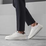 Sapatenis Masculino de Couro Air Zenith Off White Ref. 09922.09992