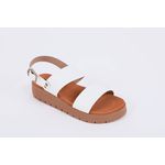 Sandalia Papete Camel Branco Ref. 0997.09901
