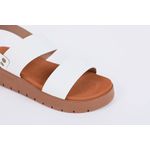 Sandalia Papete Camel Branco Ref. 0997.09901