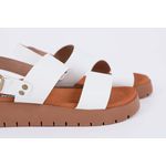 Sandalia Papete Camel Branco Ref. 0997.09901